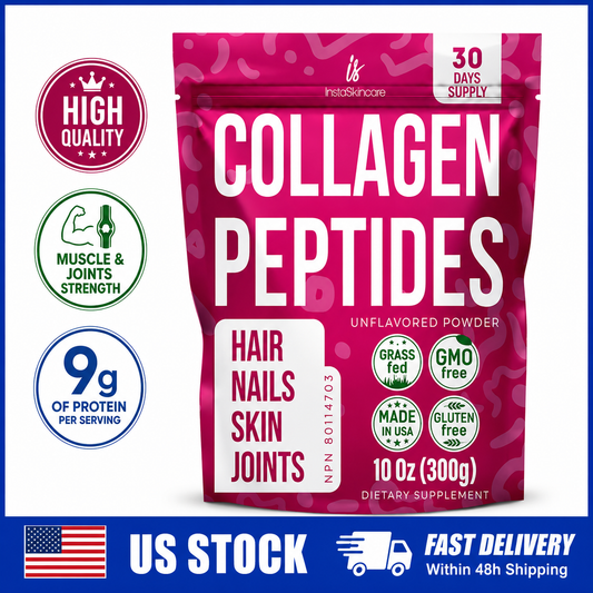 Unflavored Collagen Peptides Powder 10oz Grass Fed Protein
