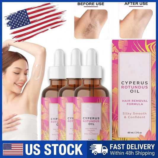 Pure Cyperus Rotundus Oil 60ml for Post Hair Removal Care