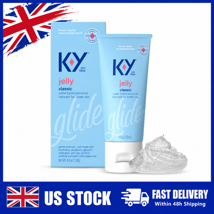 K-Y Water-Based Personal Lubricant Jelly 4 oz Tube