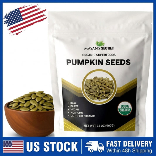 Mayan's Secret Organic Pumpkin Seeds 2lb Parve & Non-GMO