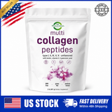Hydrolyzed Multi Collagen Peptides Powder 2LB Types I II III V X