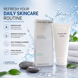 Shiseido Men Deep Cleansing Face Wash 4.8 oz Full Size