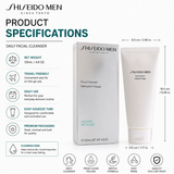 Shiseido Men Deep Cleansing Face Wash 4.8 oz Full Size