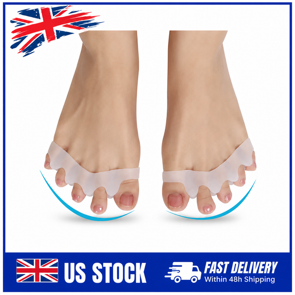 Soft Silicone Toe Straightener Spacer for Hallux Valgus