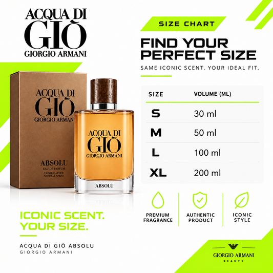Giorgio Armani Acqua di Giò Absolu Eau de Parfum for Men