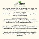 Mayan's Secret Organic Pumpkin Seeds 2lb Parve & Non-GMO