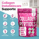 Unflavored Collagen Peptides Powder 10oz Grass Fed Protein