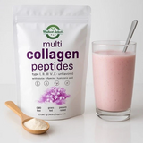 Hydrolyzed Multi Collagen Peptides Powder 2LB Types I II III V X