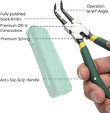Professional 7" Snap Ring Pliers Kit 4-Piece Internal External Retaining Ring Set