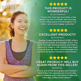 Premium Grape Seed Extract 400mg by Zazzee 180 Capsules