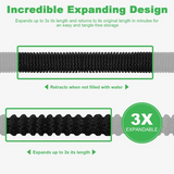 Deluxe Expandable Garden Hose 25ft 50ft 100ft Heavy Duty Flexible Water Hose