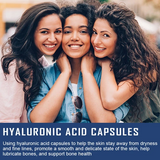 Hyaluronic Acid Anti Aging Hydrating 60 Capsules for Wrinkles - Joint Health