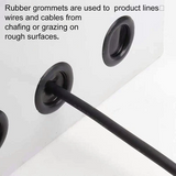 Rubber Grommet Assortment Kit 170PCS for Automotive & Electrical Use