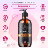 InstaSkincare Anti-aging Retinol Face Serum Vitamin C, A, E Hyaluronic Acid 8oz