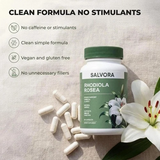 Salvora Rhodiola Rosea Adaptogen Supplement 60 Capsules