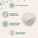 Hydrolyzed Multi Collagen Peptides Powder 2LB Types I II III V X