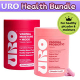 URO Vaginal Probiotics & Moisture Support Supplement Bundle 60ct